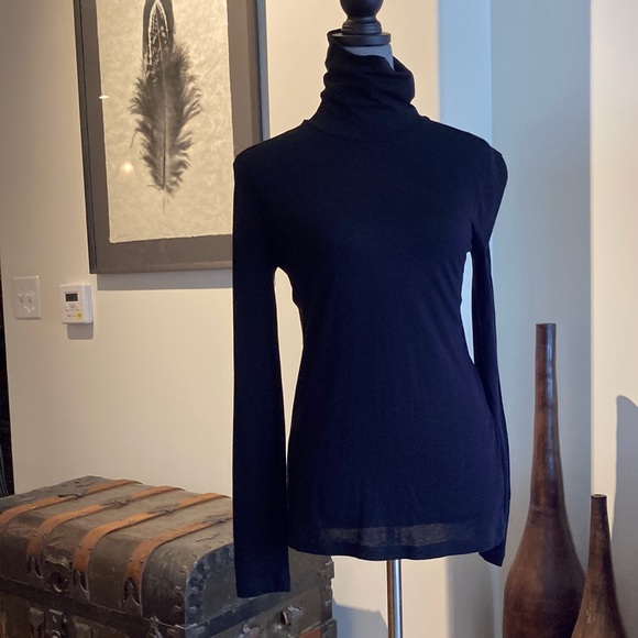 J. Crew Tops - J Crew black turtleneck size small
